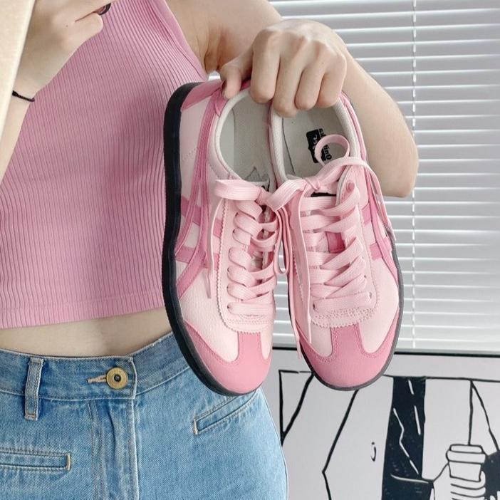 New Arrival Sepatu Sneakers Onitsuka Tokuten Pink / Onitsuka Tiger Pink