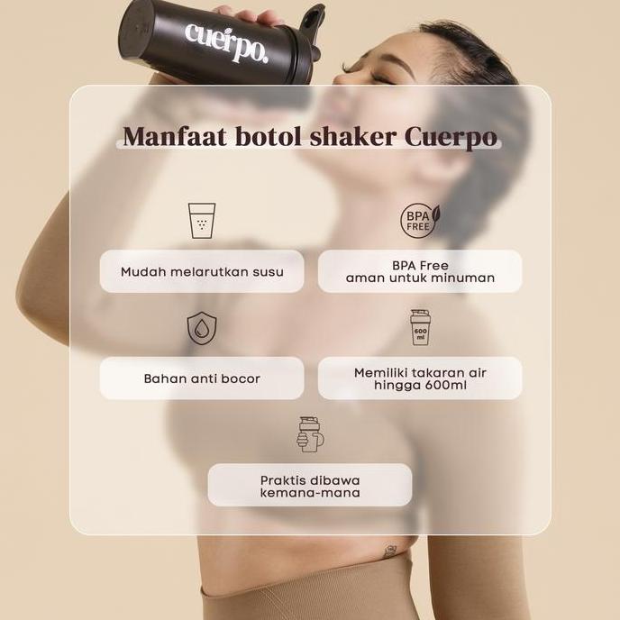 Termurahjaminan- Botol Shaker Susu Cuerpo 600Ml