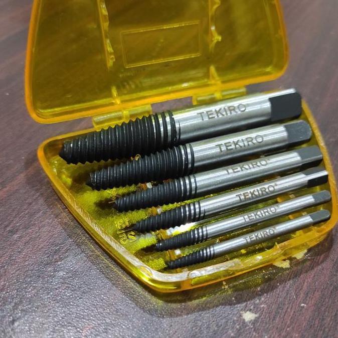 TEKIRO HAND TAP TAB ULIR BALIK DRAT KIRI BAUT PATAH 6 PCS SCREW EXTRAC