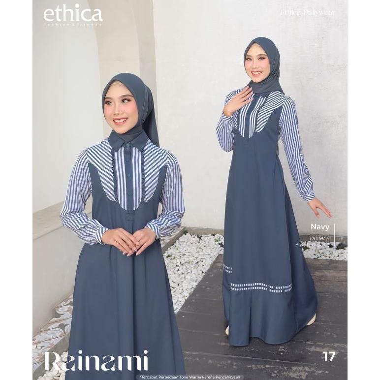 OFFICIAL GAMIS ETHICA RAINAMI 17 TERBARU ORIGINAL / BAJU GAMIS   TERBARU 2025 / GAMIS SIMPLE ELEGAN 