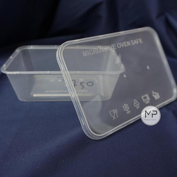 Termurahjaminan- Thinll Rectangle Ot 750Ml Cup Mika Oti Food Container Kotak Makan Plastik Persegi P