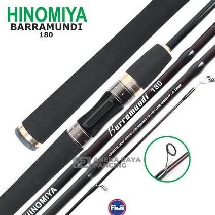 joran hinomiya barramundi ulir 180 high carbon | ring fuji 8-16lb