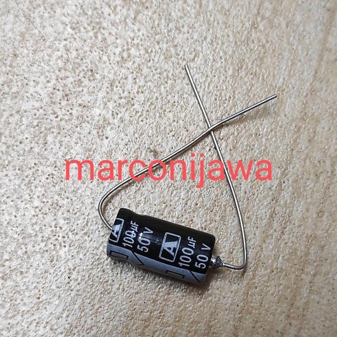 CAPASITOR 100UF 50V AXIAL HIGH QUALITY
