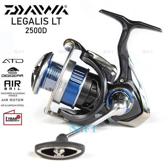 Reel DAIWA LEGALIS LT 1000 -- 5000D-C | Kolam Sungai Laut | Spinning Ringan Kuat IFT