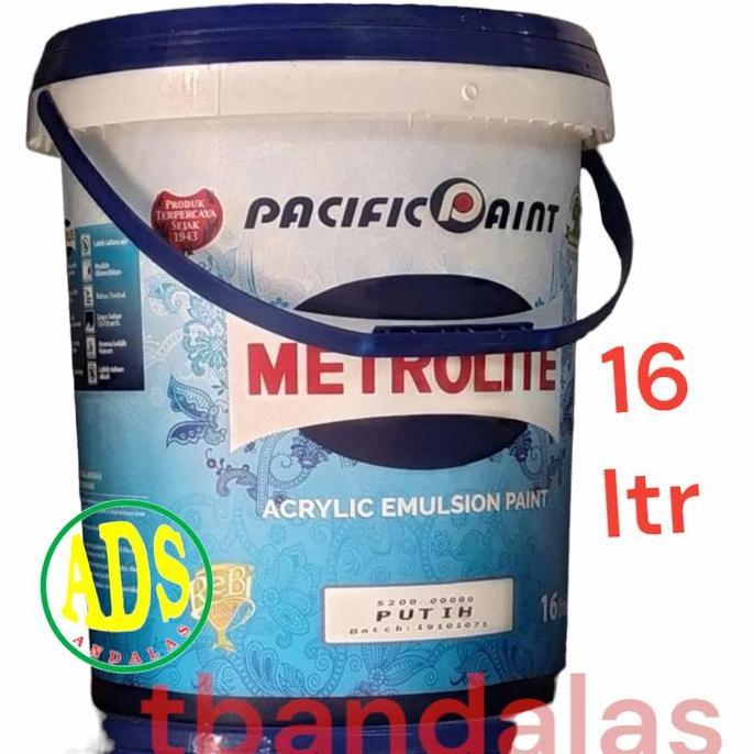 TERMURAH - METROLITE Cat air tembok dinding Metrolite Putih pil