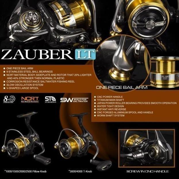 REEL RYOBI ZAUBER SW ZAUBER LT 3000 & 4000