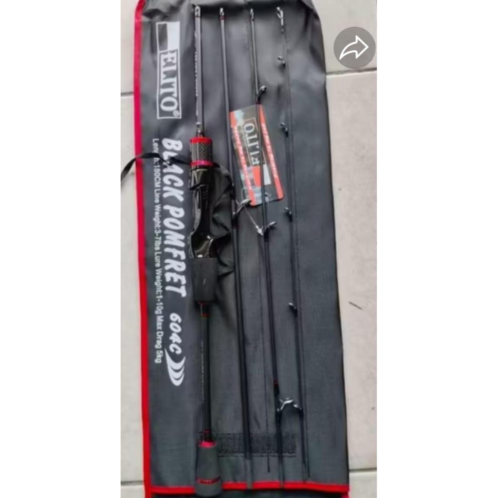 Rod BC / BAITCASTING ELITO UL BLACK POMFRET TRAVEL ROD