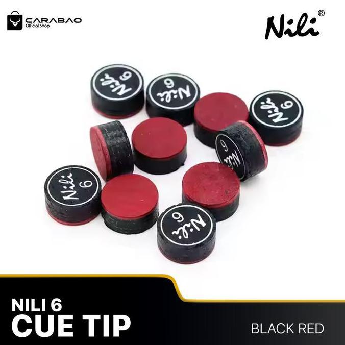 Nili 6 Cue Tip - Tip Billiard