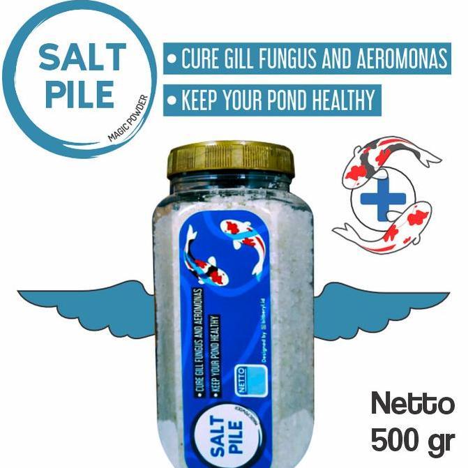 Afterday- Garam Ikan Salt Pile Toples 500 Gr [Toples B Size 350] Ikanesia