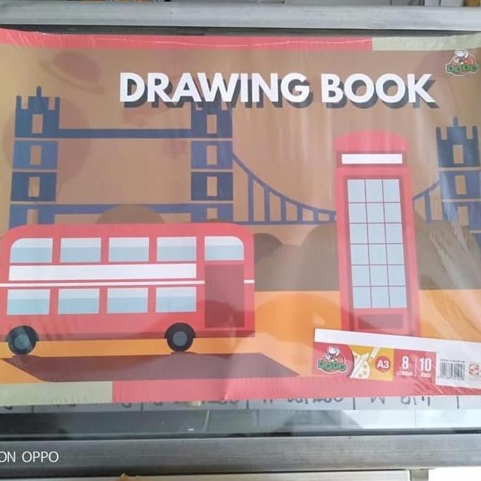 GROSIR SEPAK Buku Gambar DODO A3 Besar 1PAK isi 10buku/Buku Gambar A3 DODO/Drawing Book DODO