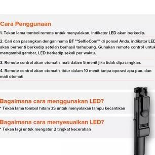 TERBARU TRIPOD TONGSIS BLUETOOTH REMOTE SELFIE STICK LED FLASH TRIPOD HP PORTABLE ROTATABLE EXPANDAB