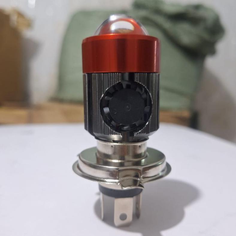 BEST SALE LAMPU UTAMA MOTOR LED H4 LASER RIZOMA AC DC 40WATT/LAMPU DEPAN MOTOR H4 3 KAKI LASER LED S