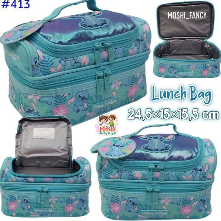 Hot Deals Lunch Bag Anak Stitch Selempang Hardtop / Tas Makan Motif Stitch / Tas Bekal Anak Stitch /