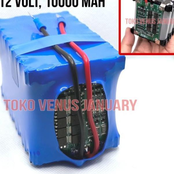Batre 12 Volt 10000 Mah Lithium, Bisa Untuk Pompa Sprayer, Batre Ups, Batre Plts, Dll