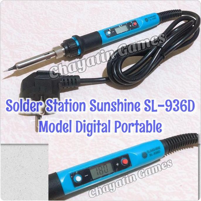 trishoptop- Solder Station Sunshine SL-936D Daya 80 - 120 Watt Digital Portable Diskon