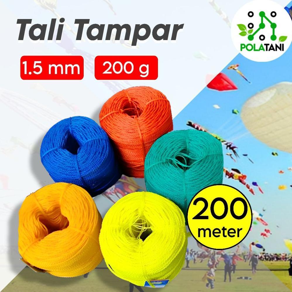 Tali Tampar/Tambang Ukuran 15 mm Berat 200 Gram/Roll Panjang 200 Meter Bahan Nilon A Plus Quality