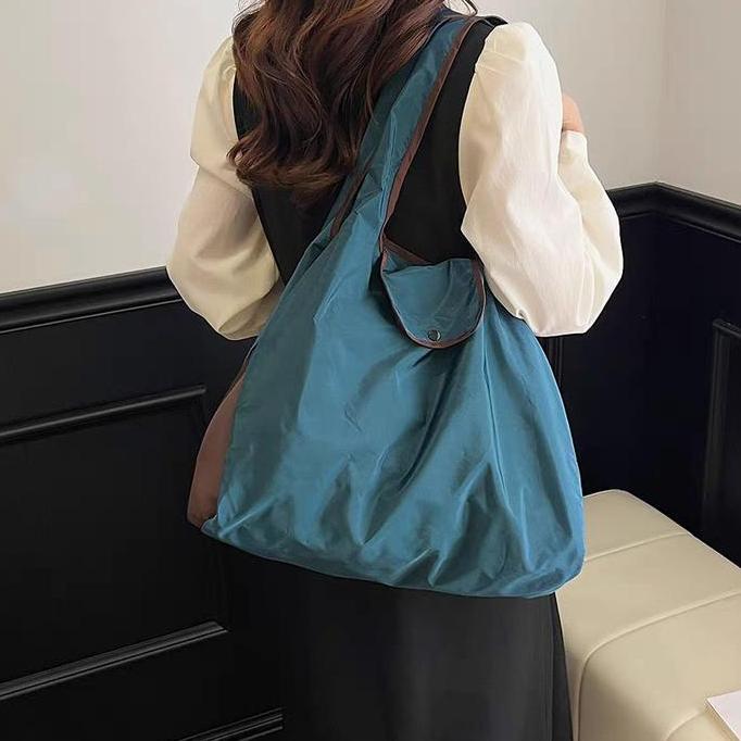OMYGOOSE Tote Bag Lipat Serbaguna Kantong Tas Belanja Shopping Bag Lipat TFW 0298 TD