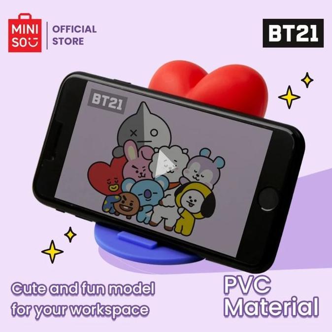 MINISO TOY - Miniso x BT21 Collection Phone Holder Ipad Phone Holder Stand Tablet Stand Holder Lipat