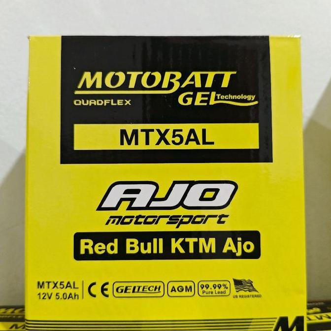 AKI MOTOR HONDA MEGAPRO LAMA MTX5AL MOTOBATT AKI KERING PROMO