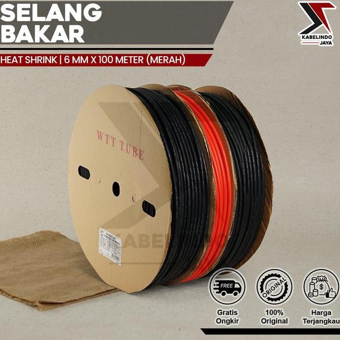 SELANG BAKAR / HEAT SHRINK TUBE / SELONGSONG KABEL BAKAR / PELINDUNG KABEL / SELANG KABEL / ISOLASI 