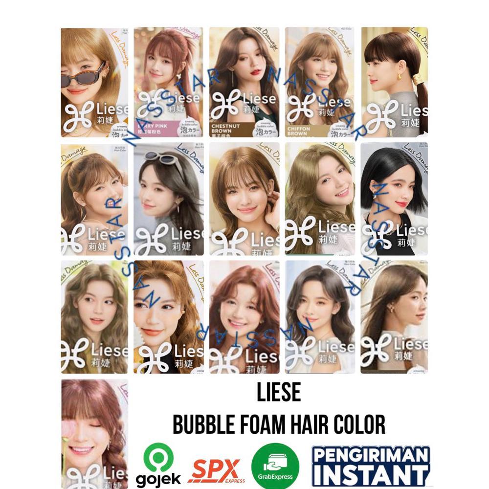 Liese Bubble Hair Color Pewarna Rambut Bubble Foam Original cat rambut