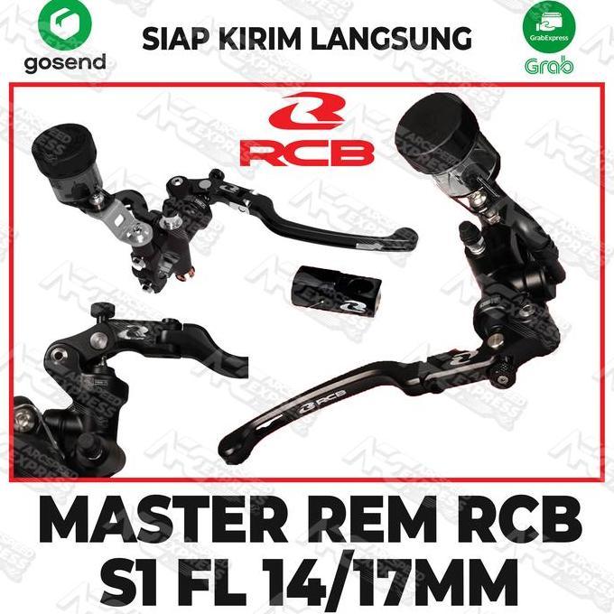 Master Rem RCB Brake Pump RCB S1 FL Radial 14mm / 17mm untuk Honda Vario Scoopy Beat ADV Yamaha Nmax