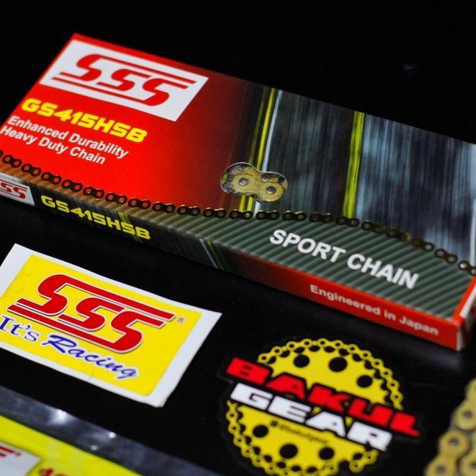 Gear set sss Grand Supra X 100 Suprax rantai sss 415