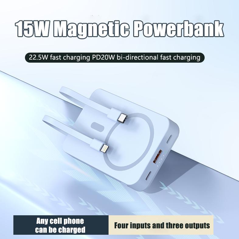 Cuci Gudang 20000Mah Powerbank Magsafe 10000Mah Fast Charging Iphone Wireless Powerbank Magnetic Min