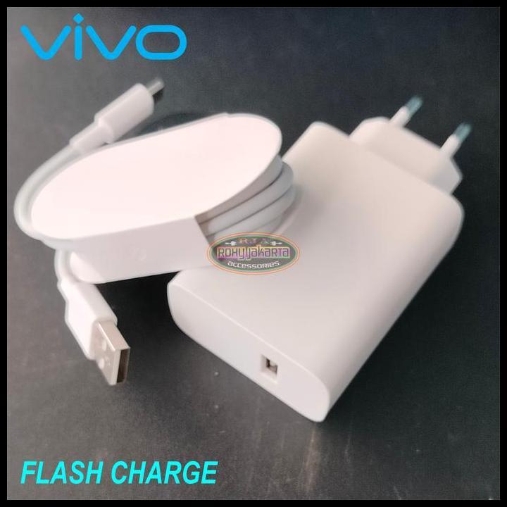 Charger Vivo 80 Watt Flashcharge Iqoo Z7X V29 V30 Pro X80 X80 Pro Terbaru