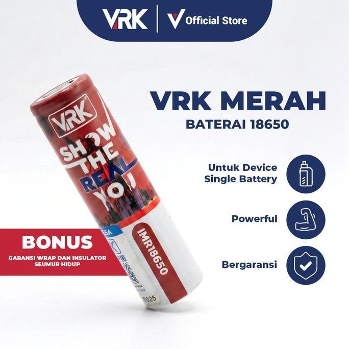 Baterai VRK 2500mAh Battery 18650 VRK