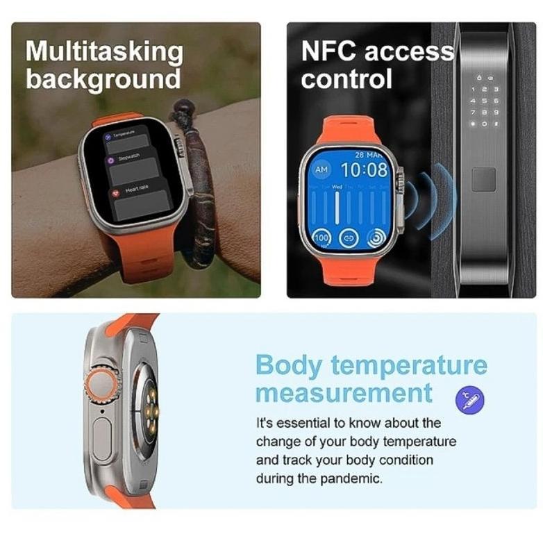 Best Sale Garansi Smart Watch Dt8 Ultra Dt No1 Series 8 49Mm 2 Inch Hd Screen Wear Pro Dt8 Ultra Sma