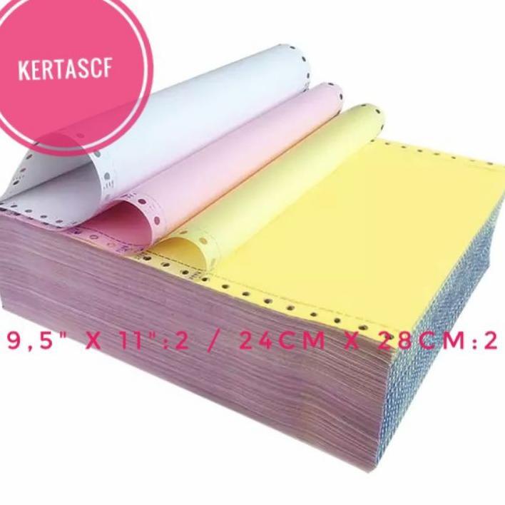 Kertascf Kertas Continuous Form 3Ply Ukuran A4:2 Printer Dotmatrix