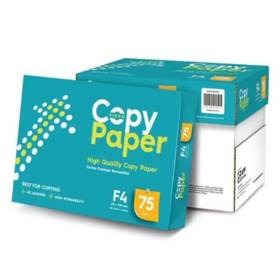 1 Dus F4 = 5 Rim Copy Paper 75 Gsm, Kertas Print, Kertas Foto Copy F4 5 Rim