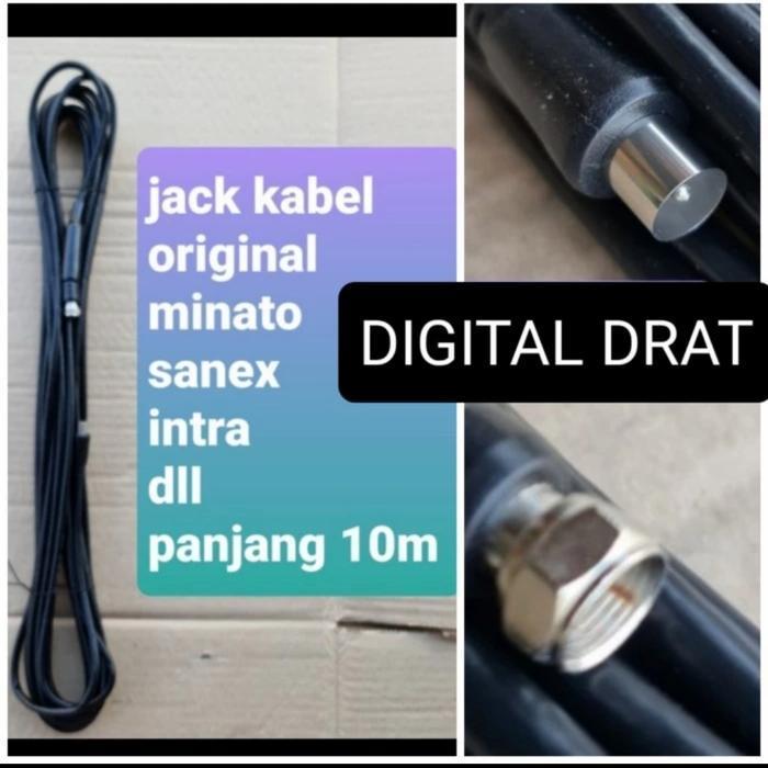 kabel antena coaxial rg6 rg 6  digital tv digital 5c 13y digital 18y 13m 10m stanlis sanex minato in