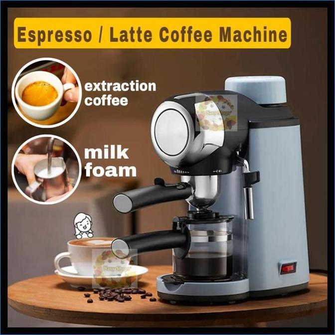 MESIN KOPI BEAR - COFFEE MACHINE WITH FOAM MAKER - ALAT PEMBUAT KOPI