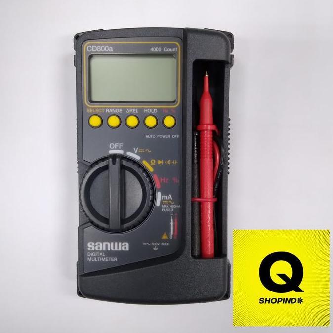SANWA CD800a/CD 800a Multimeter Multitester Avometer Digital [terbaik]
