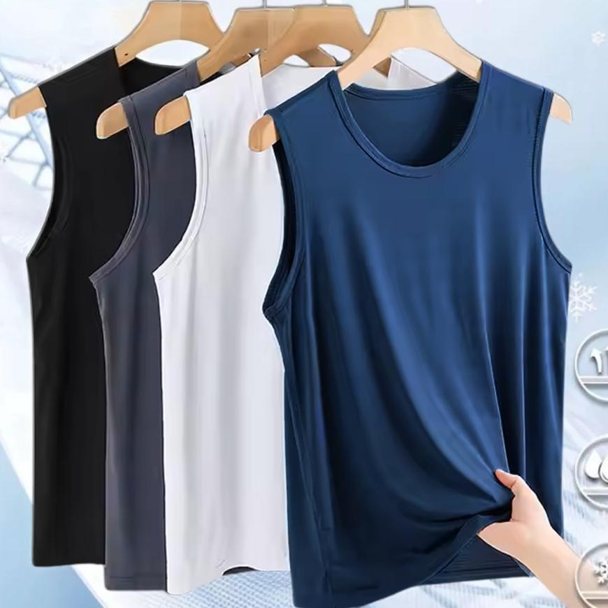 Paket Hemat 4 Pcs Singlet Pria Dewasa Import Slim Fit Kaos Kutang Pres Body Tangtop Cowok Viral