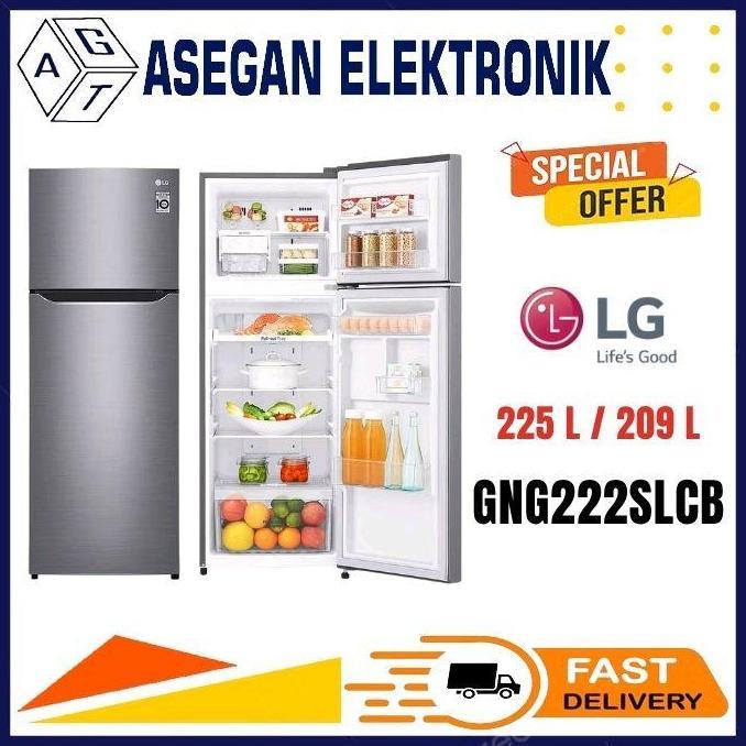 (Good) LG GN-G222SLCB KULKAS 2 PINTU GNG222SLCB GN-G222 GNG222 222SLCB