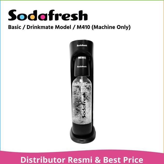 (Good) Soda Maker - DrinkMate - Machine Only - Black (By Sodafresh) Mesin Soda maker