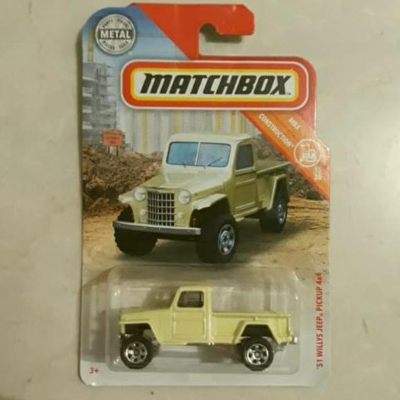 matchbox 51 willys jeep pickup 4x4