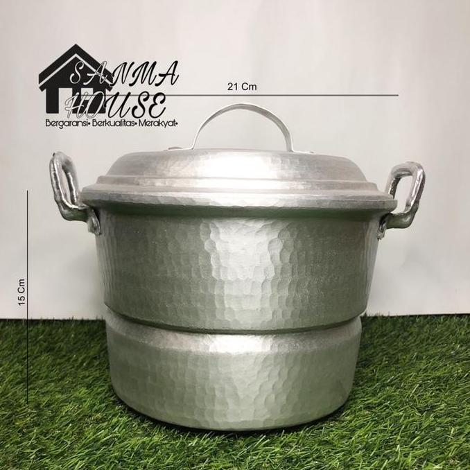 New- Dandang Mini Garut Bahan Tebal | Langseng Serbaguna Pleh Oleh Garut | Panci Set Gambar Air