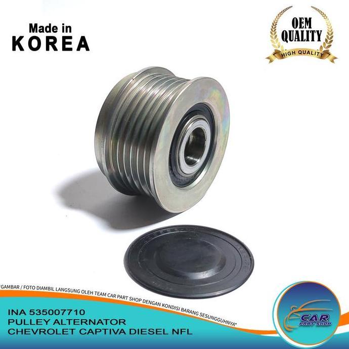 PULLEY ALTERNATOR CAPTIVA PULLY ALTERNATOR CAPTIVA DIESEL NFL MERK INA