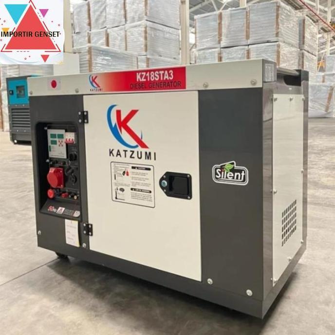 Genset Silent 15 Kva 1 Phase / 3 Phase Katzumi