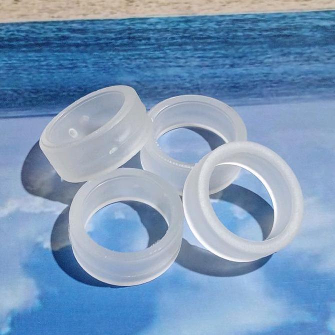 REP TAMIYA 94682 OFFSET TREAD TIRES / BAN HARD MEDIUM CLEAR [ 4PCS ]