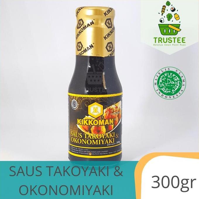 Pilihan - Saus Saos Kikkoman Takoyaki & Okonomiyaki 300Gr Halal Mui Snack Jepang Kc