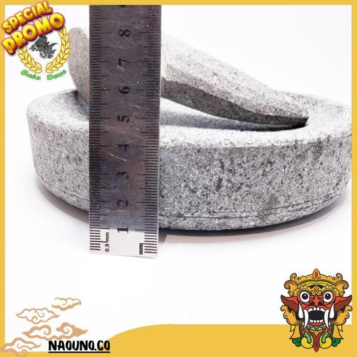 Cobek Batu Gunung Asli Tulungagung (Ukuran 18 Cm) Cobek Bubut Cowek Coet