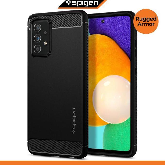 Case Samsung Galaxy A52/A52s 5G Spigen Rugged Armor Anti Crack Softcase Casing