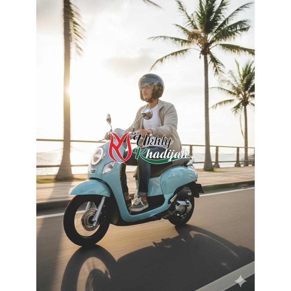HOT PRODUCT HELM SCOOPY HITAM POLOS, BAWAAN MOTOR UNTUK PIRA DAN WANITA DEWASA - DESAIN ELEGAN, KACA