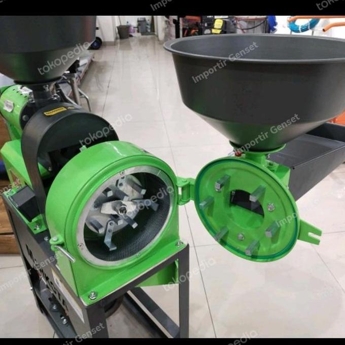 Mesin Giling Padi Dan Penepung Portabel Mahkota Kd 500 Wg