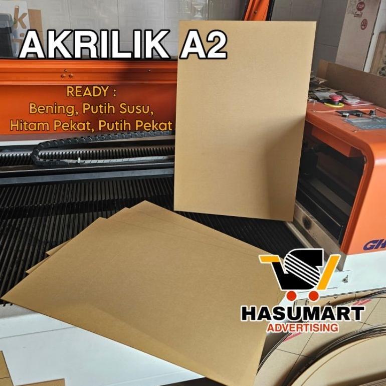 NEW Akrilik A2 6040cm Tebal 3MM (Kaca Acrylic) / Akrilik 6040cm [terbaik][terlaris]